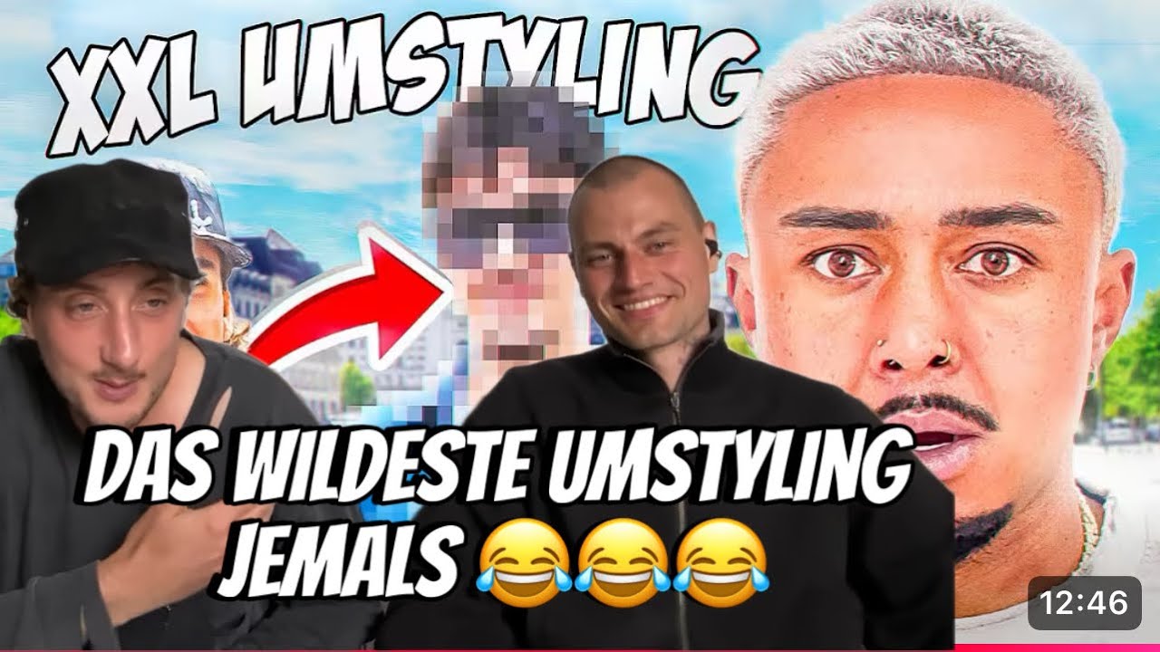 TIKTOKER STYLED FREMDEN UM UND WIRD BELEIDIGT?! STRASSEN UMSTYLING ft. @ROBERTFRIEDRICHSREACT 