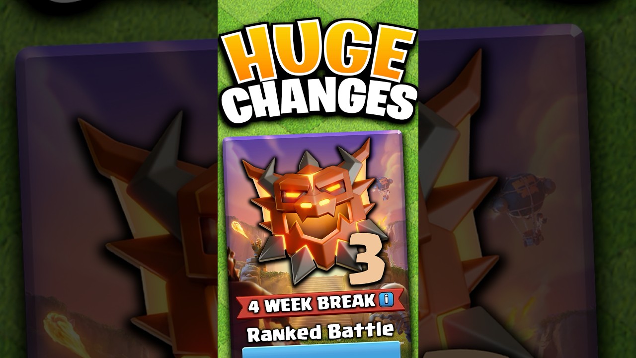 MAJOR Ranked Mode Changes Coming to Clash of Clans