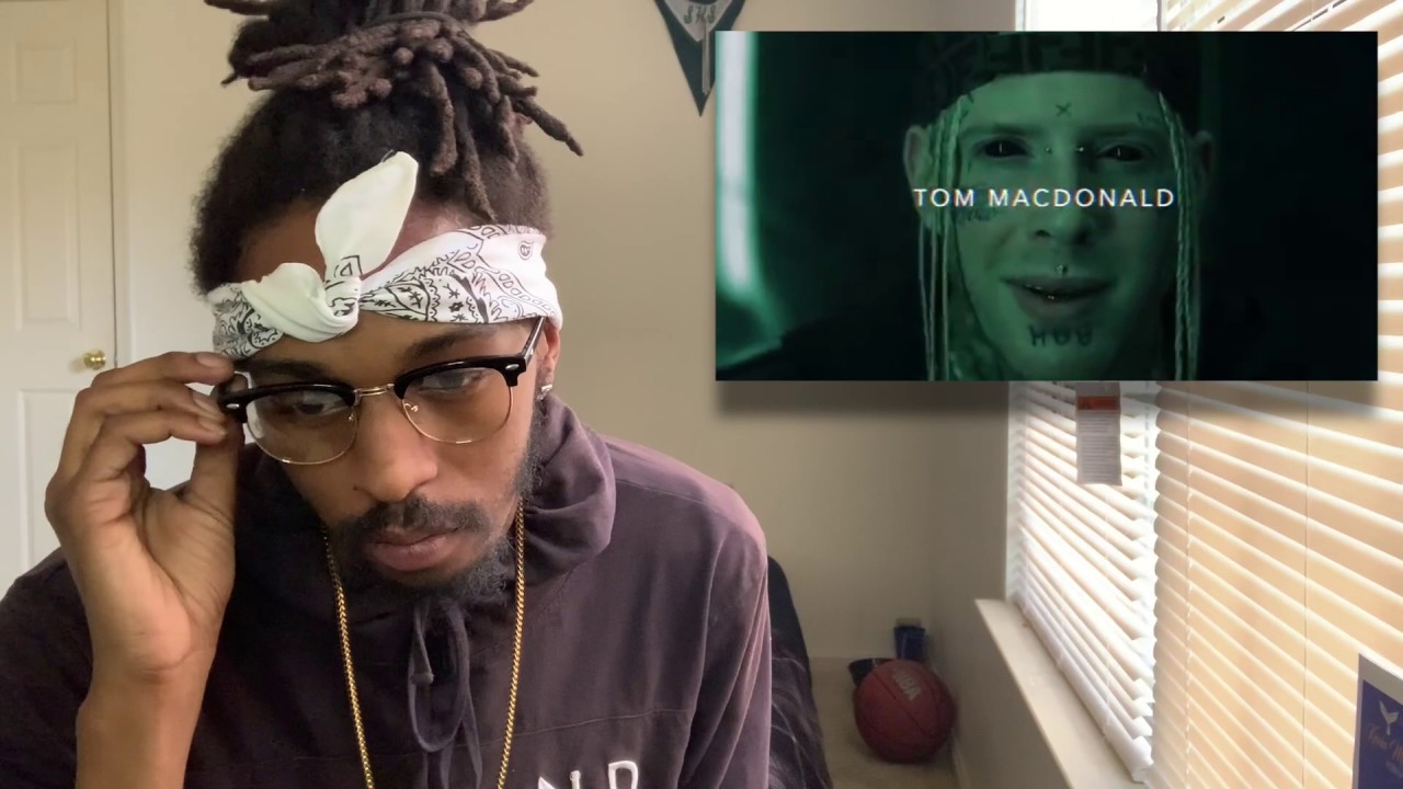 He looks CRAZY!!! Tom MacDonald - I Hate Hip Hop ( REACTION )