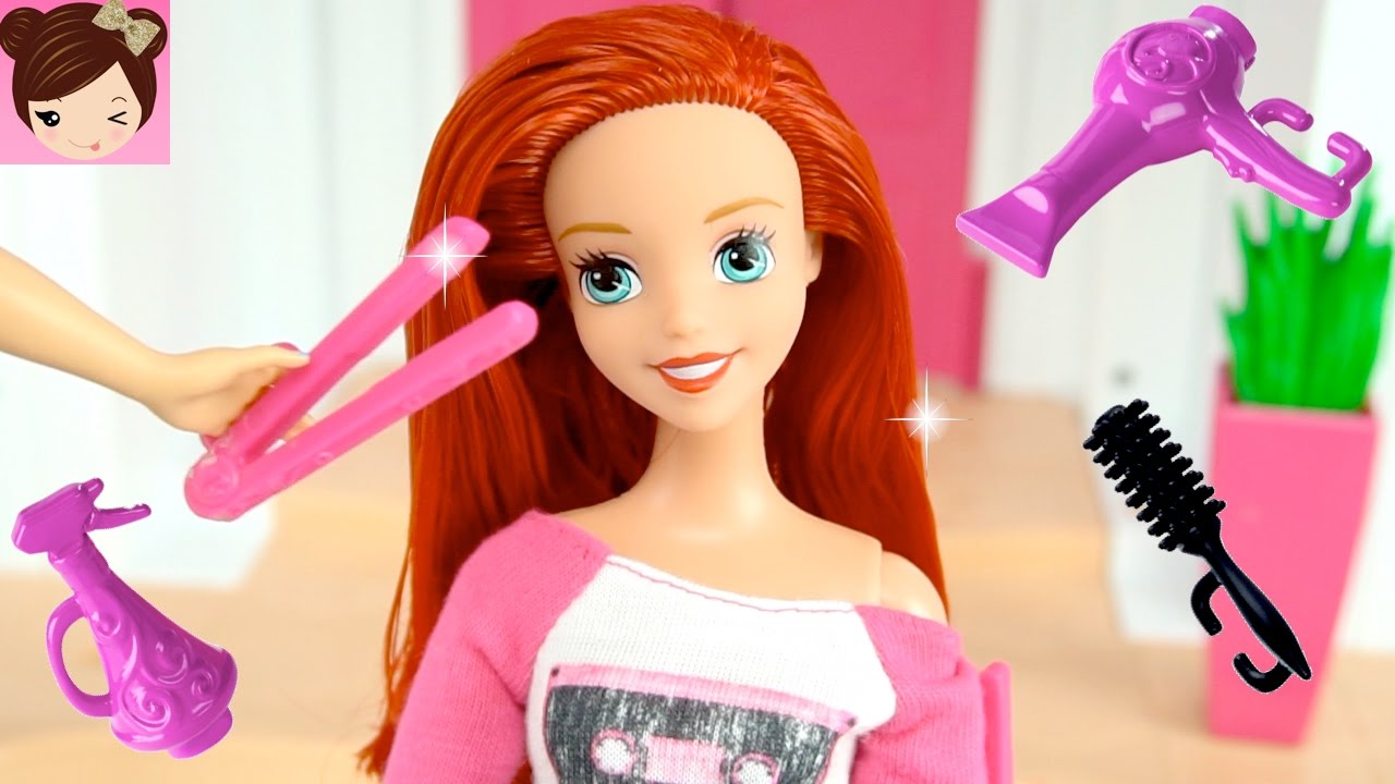 Mermaid Ariel Teen daughter Gets a Hair Make Over with Frozen Kids  - Doll Series Royal High Ep5