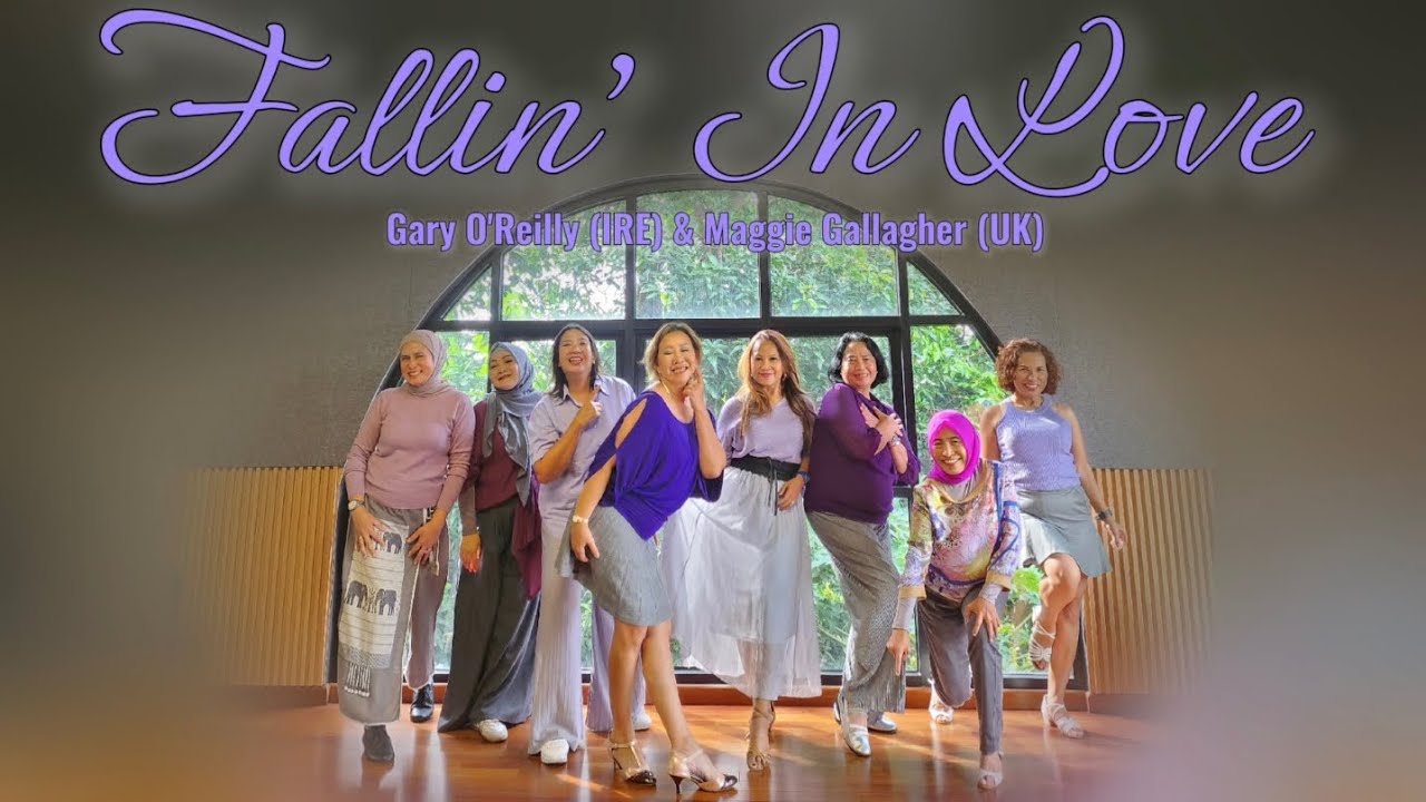 FALLIN' IN LOVE - Line Dance ( Gary O'Reilly (IRE) & Maggie Gallagher (UK) )