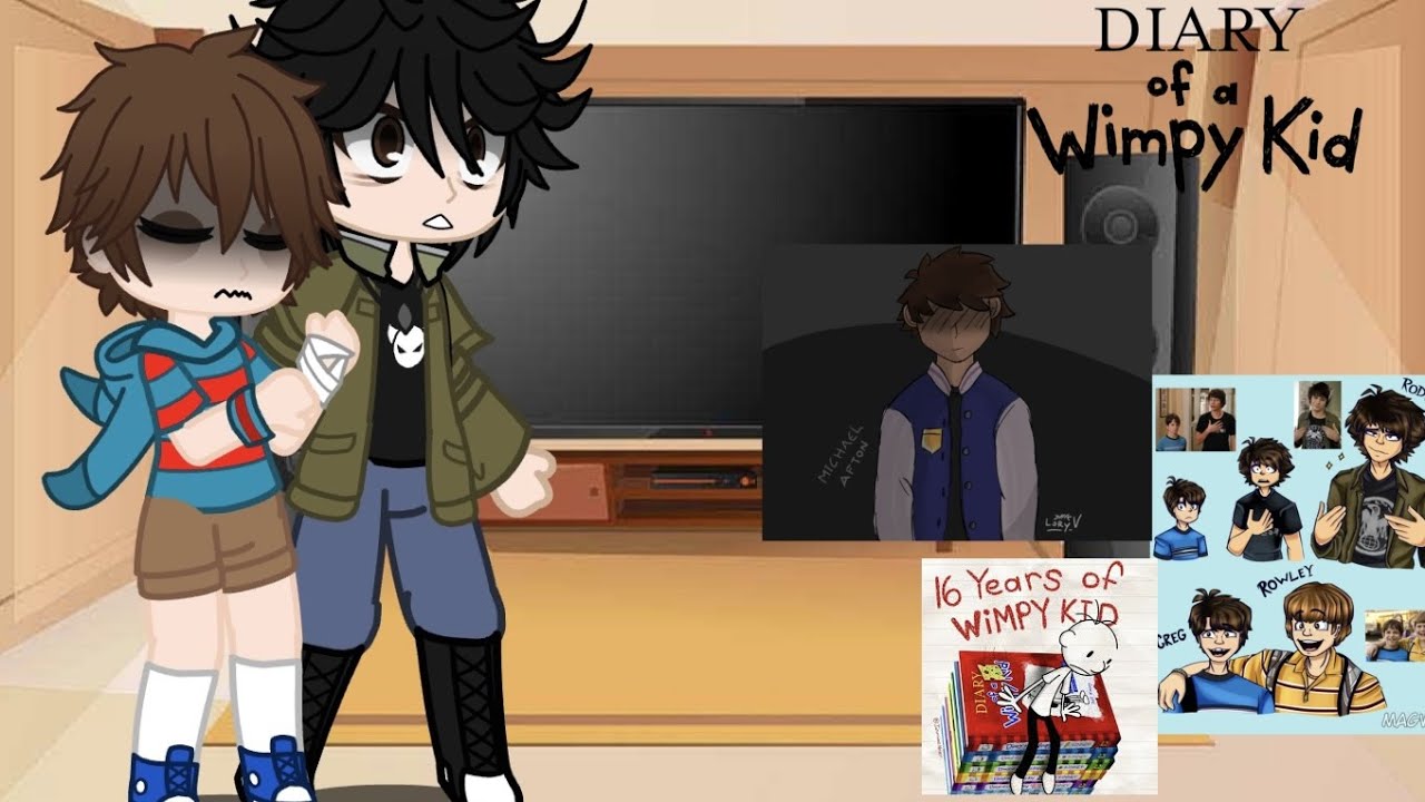 Diary of a wimpy kid react to Greg’s future as Micheal afton {mainly rodrick rules} for @pixels6194