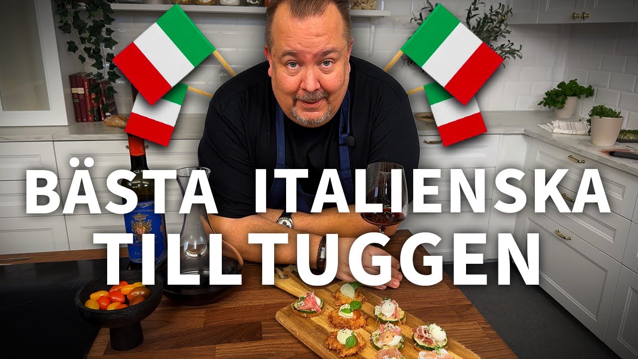 Bästa italienska tilltuggen till rödvin från Toscana! | Vinsmart TV med Mästerkocks-Nicke
