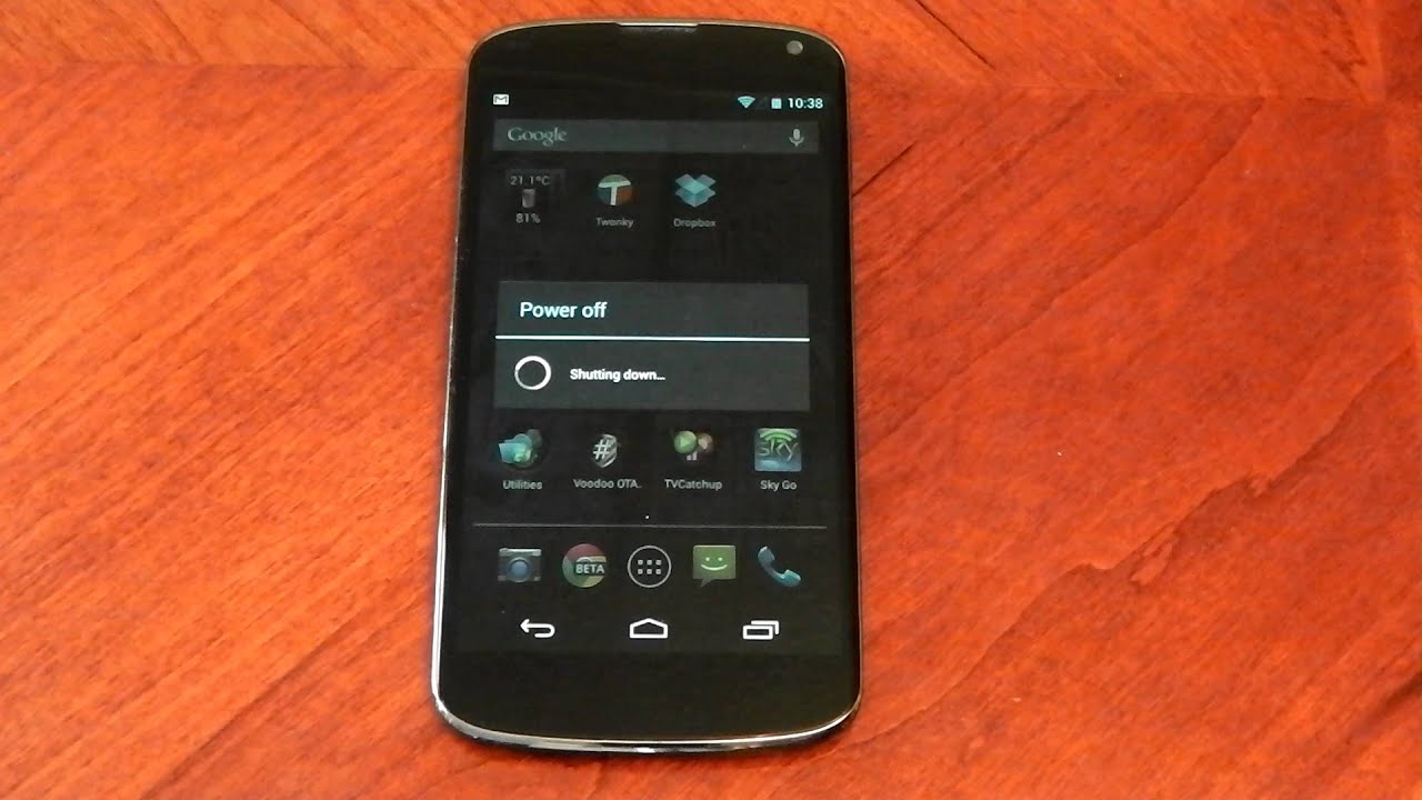 Nexus 4 - (Tweak) - Tutorial - Remove the softkeys/navbar WITHOUT losing Statusbar.