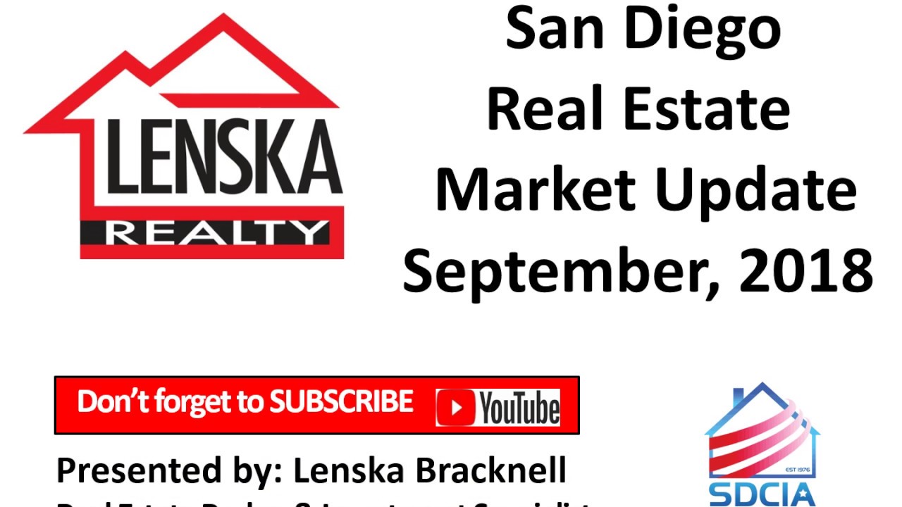 San Diego Real Estate Market Update September 2018