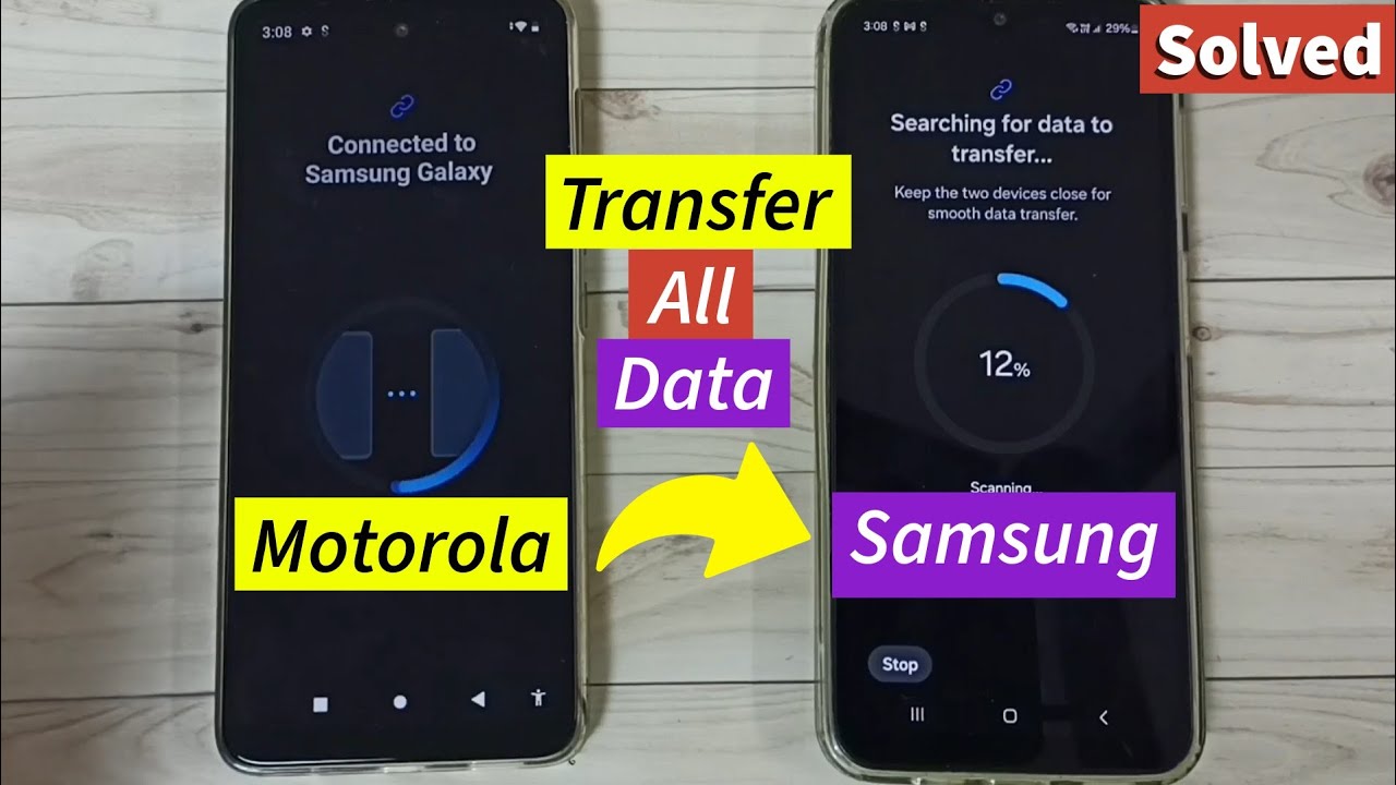 How to Transfer All Data from Old Motorola Moto Phone to New Samsung Galaxy Phone - 2025