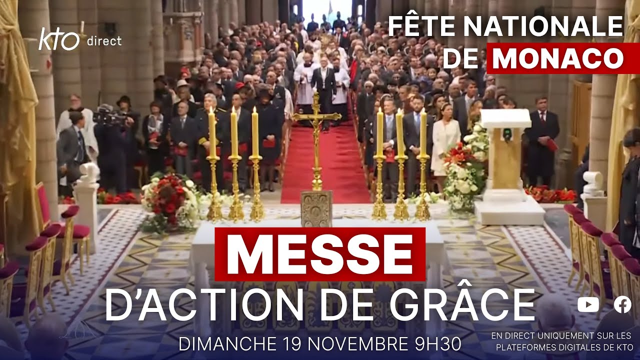 Fête nationale de Monaco : messe d’action de grâce