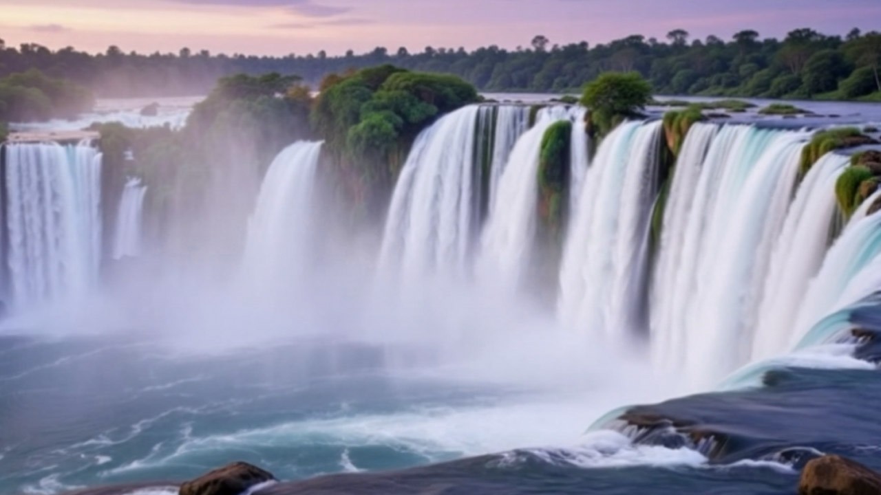 Spectacular Waterfall Landscape  One of Earth’s Most Amazing Natural Views