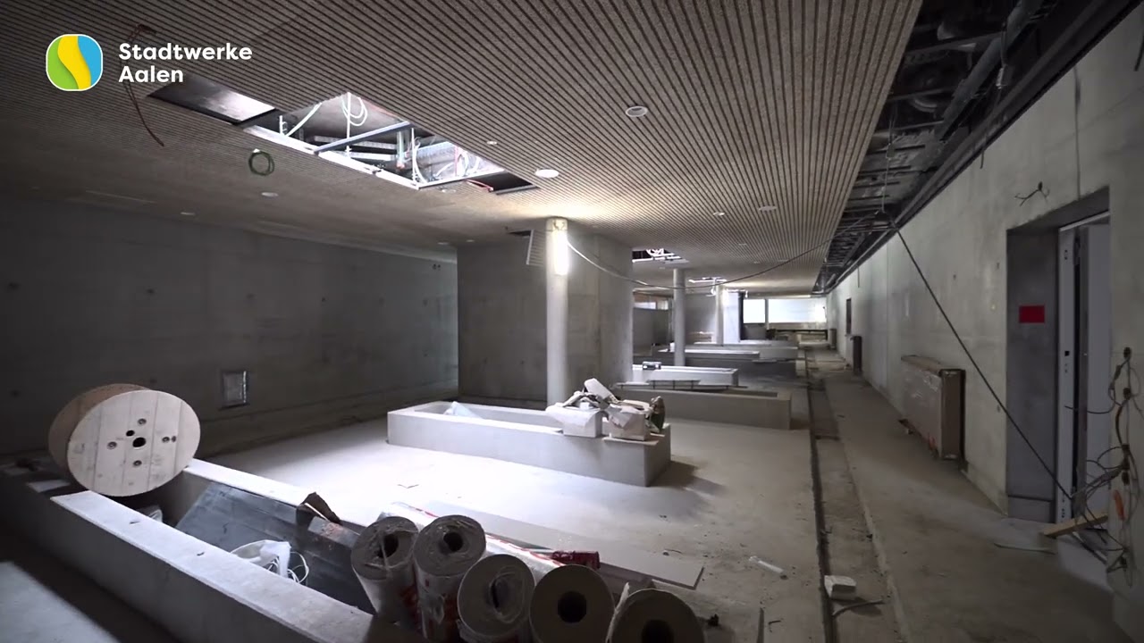 Baustelle Kombibad Hirschbachbad - Stand 10.03.2025