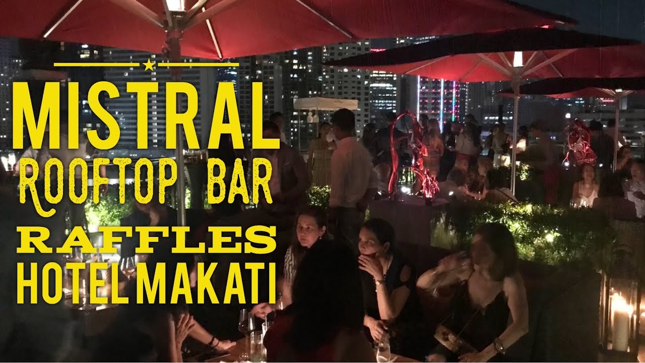 Mistral Rooftop Bar VIP Launch Party Raffles Makati Hotel
