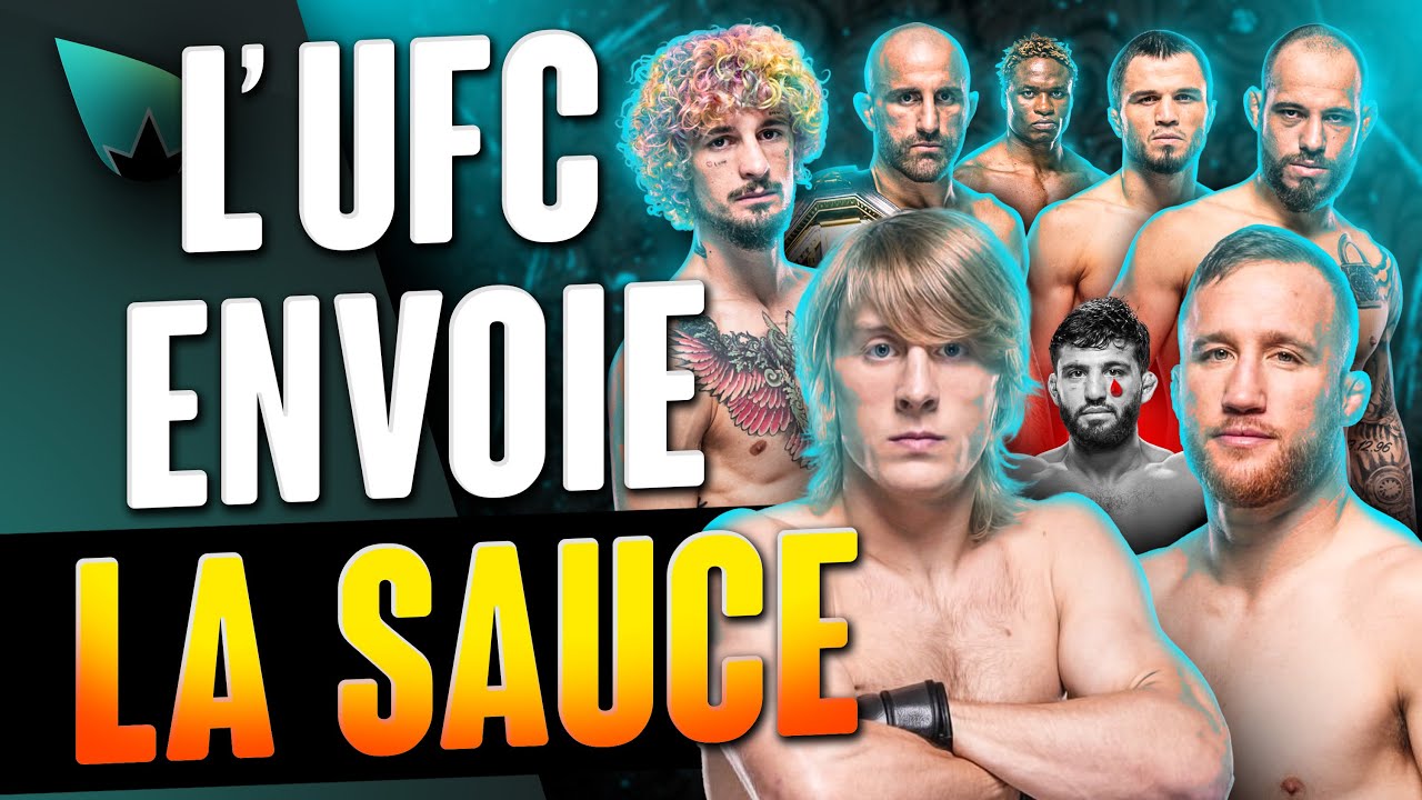 Justin Gaethje vs Paddy Pimblett : OFFICIEL