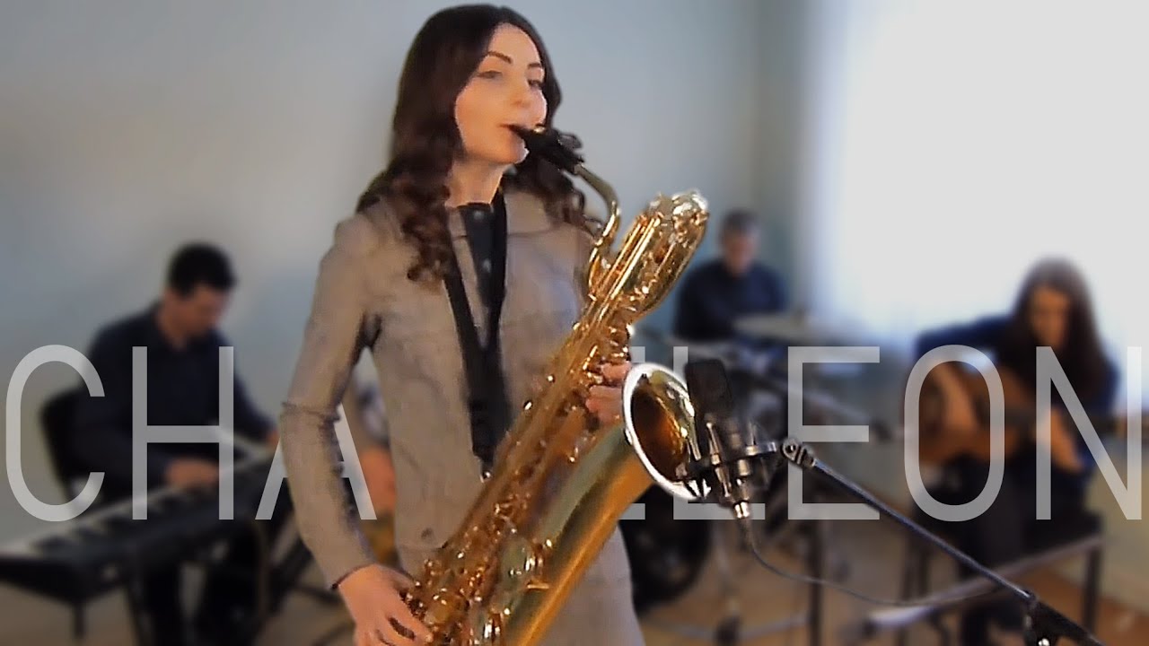 Chameleon (Bari Sax cover) Herbie Hancock | piano drums guitar bari sax Gloria Jazz Quartet