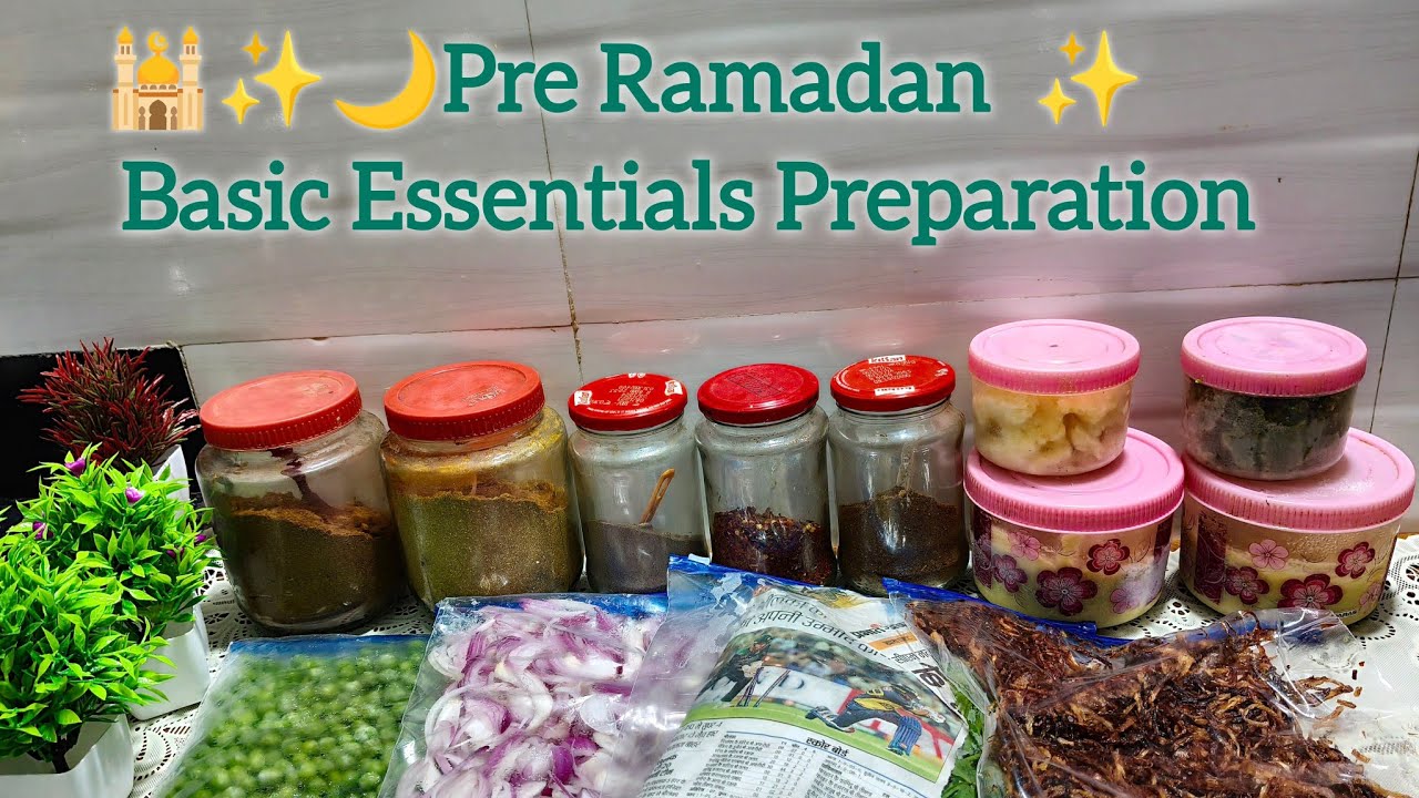 Pre Ramadan prep | Ramadan Preparation 2026 | Ramadan Recipes