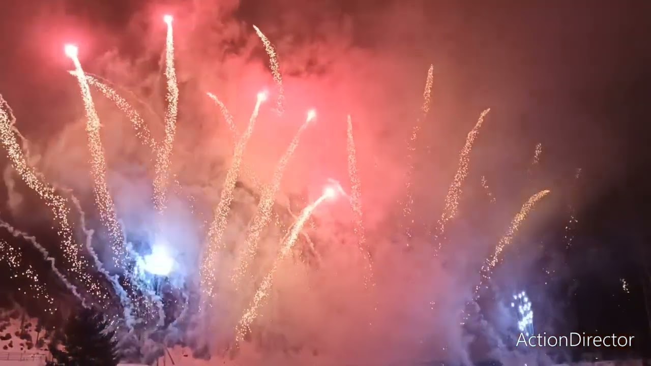 Lahti ski games, fireworks 2024
