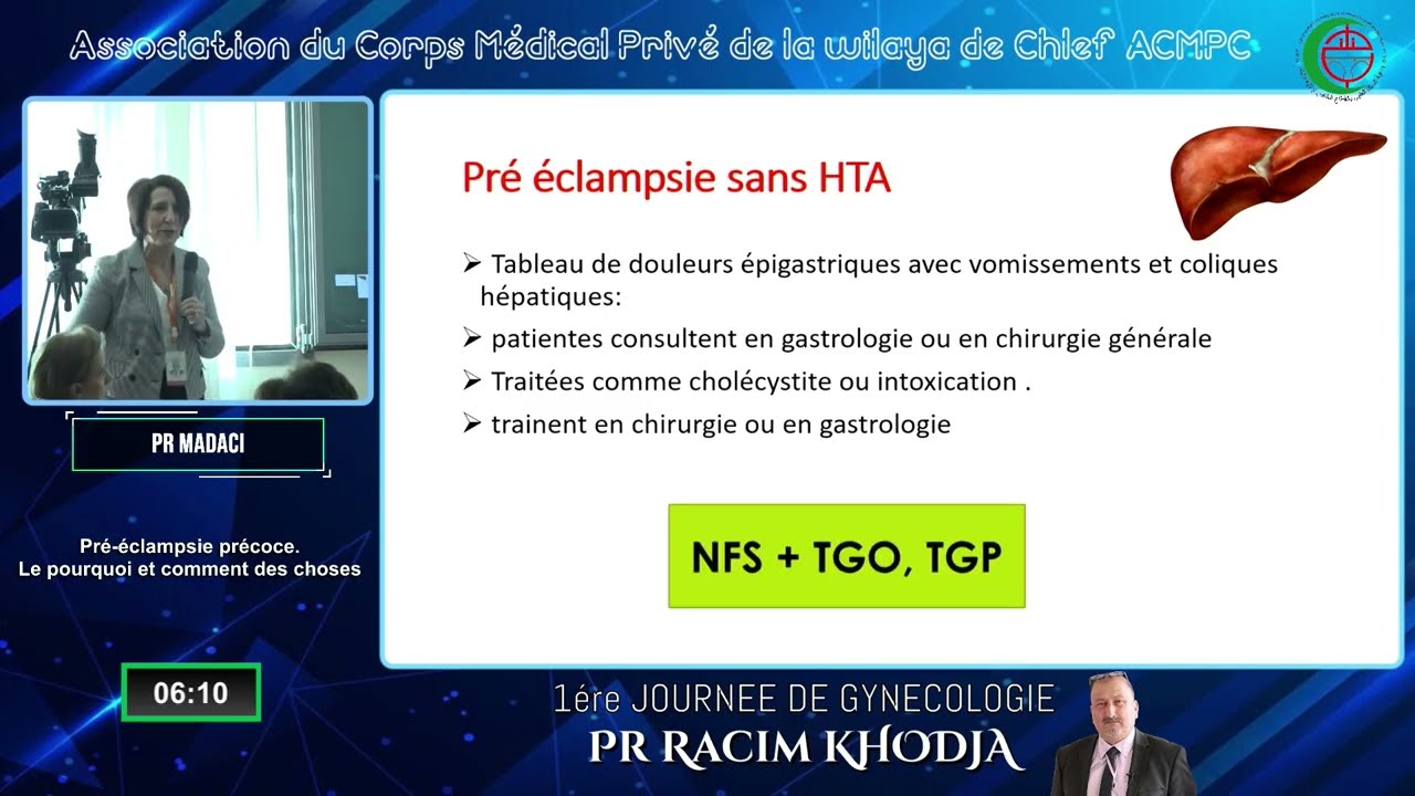 Pr F MADACI: La pré éclampsie quoi de neuf ?