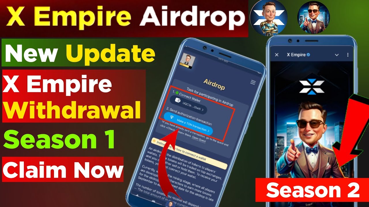 X Empire Season 2 New Update | How To X Empire New Update | X Empire Withdraw Update | X Token Claim