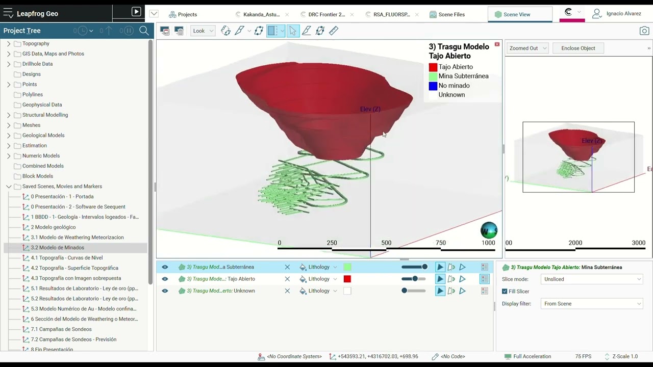 Curso de modelización geológica con Leapfrog Geo