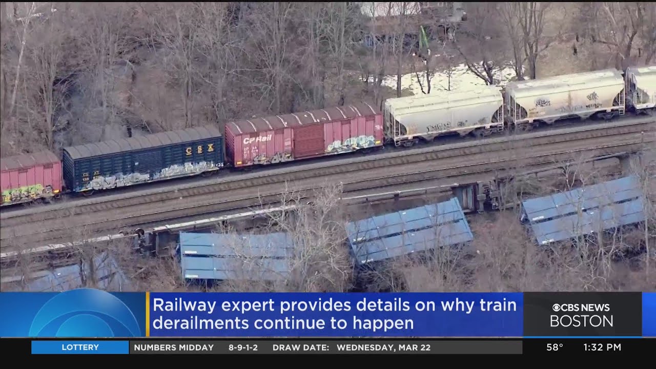 Railway safety expert on freight train derailment in Ayer