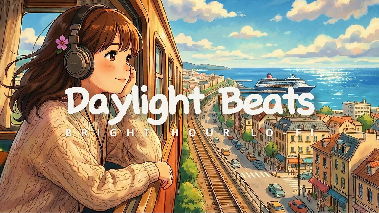 Daylight Train Lo-Fi 🌤️ | 2 Hours of Bright Morning Beats | The Soft Bloom Session 02