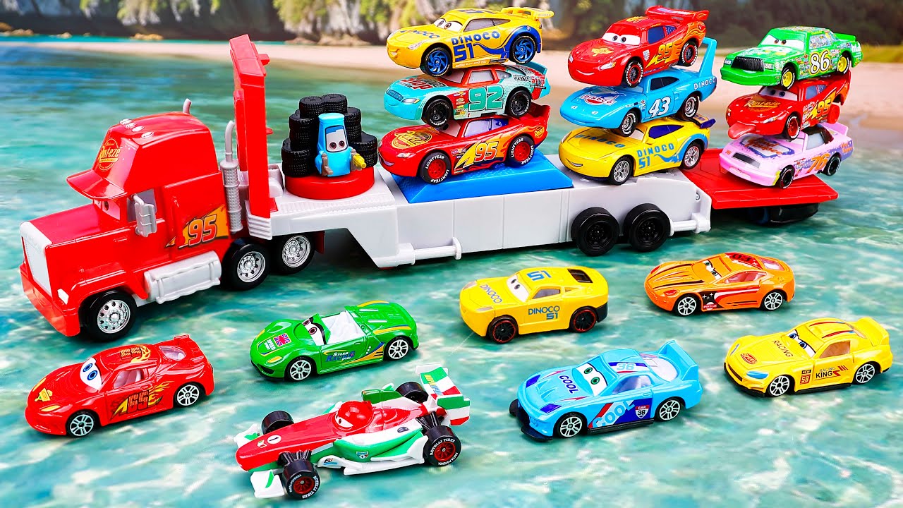 Disney Pixar Cars Unboxing Review | Lightning McQueen, Chick Hicks, Mack, Doc Hudson, Cruz Ramirez