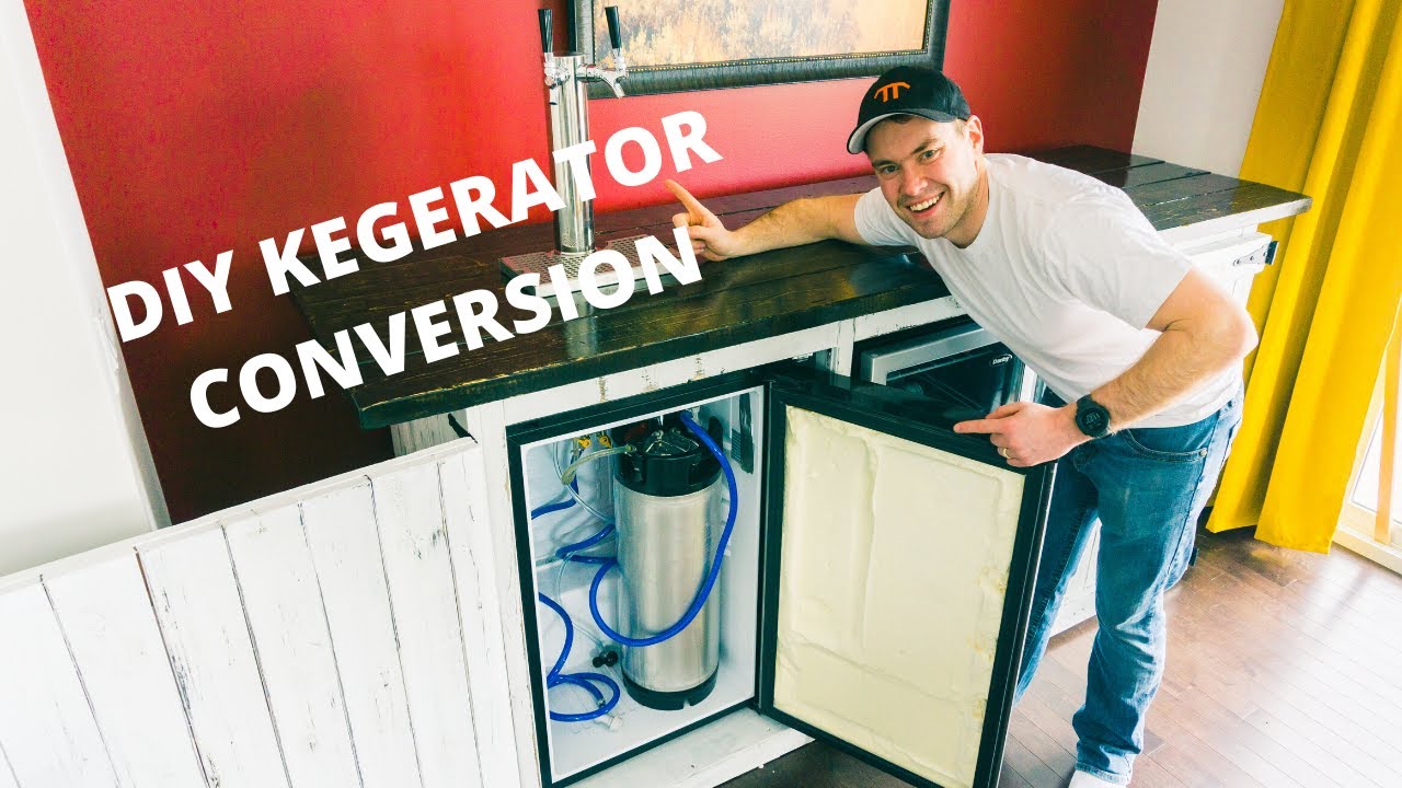 Kegerator Cabinet Build [Part 3]- DIY Kegerator build using a Danby 4.4 mini fridge