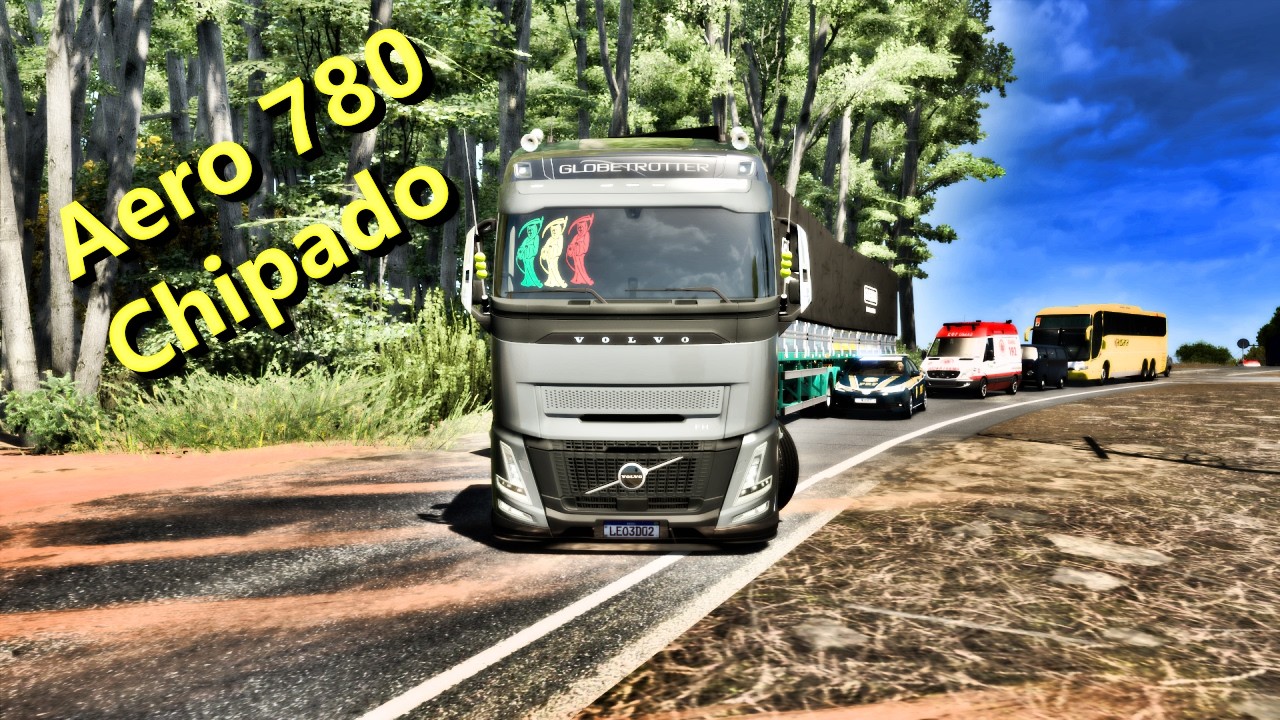 VOLVO AERO 780 PUXANDO CARGAS ALTAS ! 😱 MAPA ROTAS l ETS2 1.58
