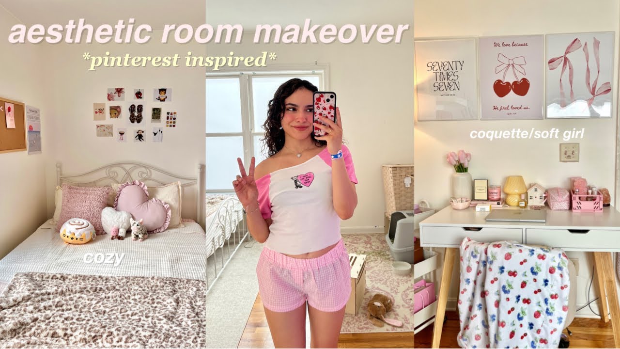AESTHETIC ROOM MAKEOVER ⭐️ *pinterest inspired*