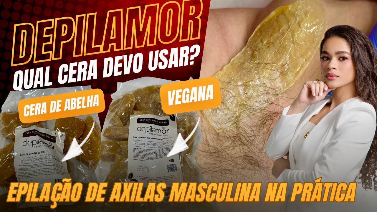Cera Vegana vs Cera de Abelha: TESTE REAL nas Axilas! (Depilamor)