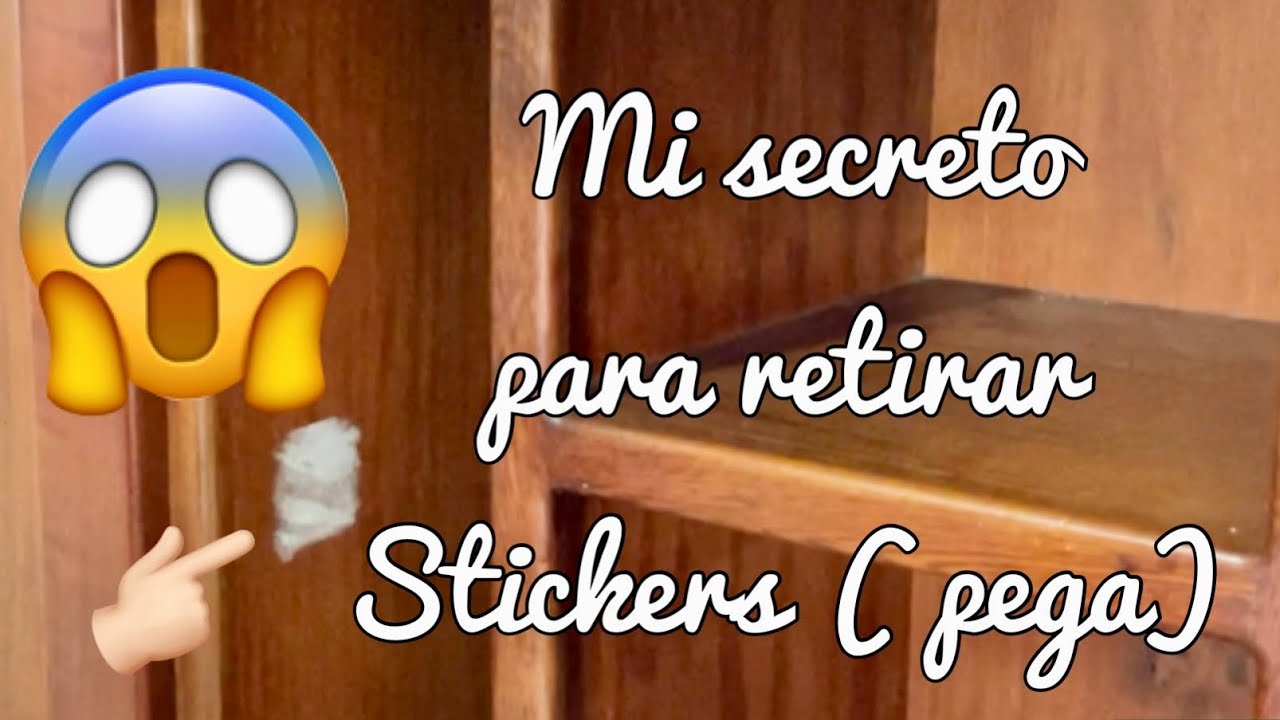 Tip Cómo quitar stickers o pegamento de madera / Tips de limpieza