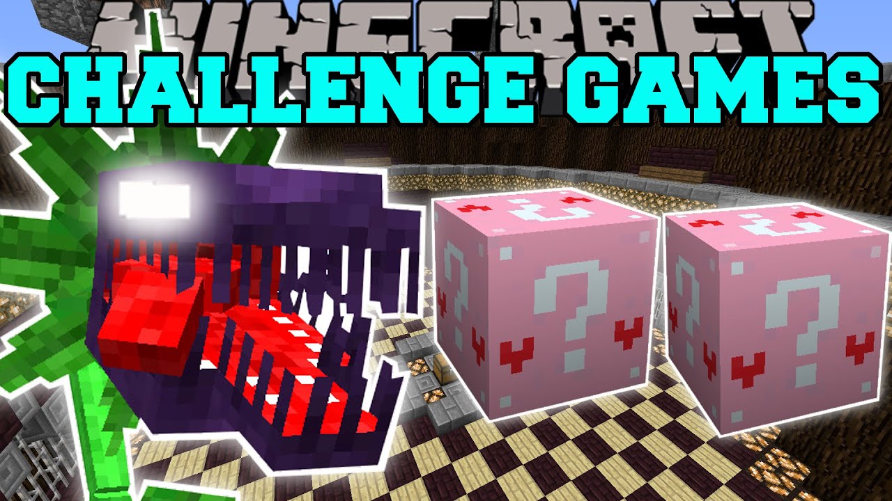 Minecraft: ИГРЫ-ИСПЫТАНИЯ ПО ПОЕДАНИЮ РАСТЕНИЙ ЧЕЛОВЕКА - Мод Lucky Block - Мини-игра с модами