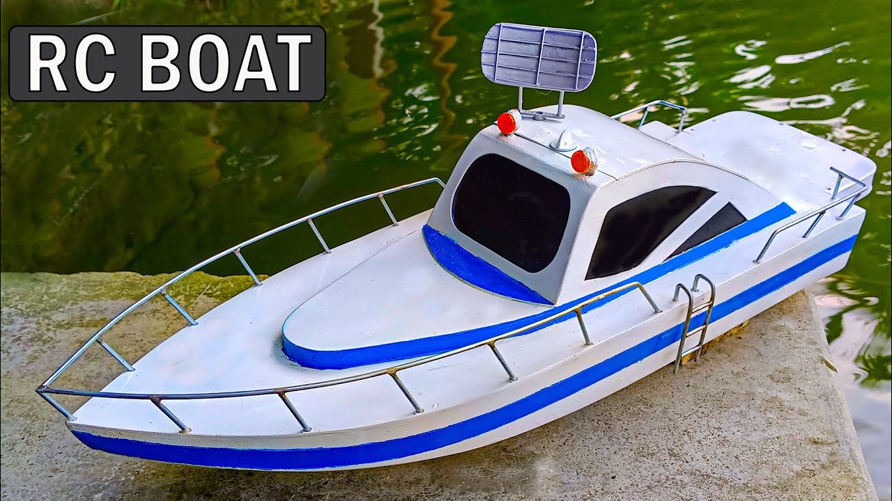 How To Make RC Boat Using PVC pipe At Home