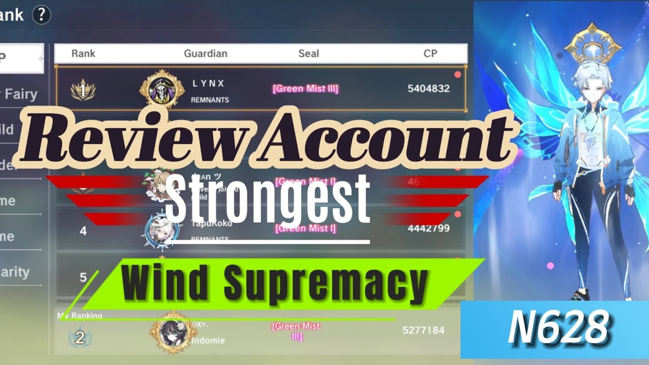 Review Strongest Wind Supremacy Account N628 - The Legend of Neverland
