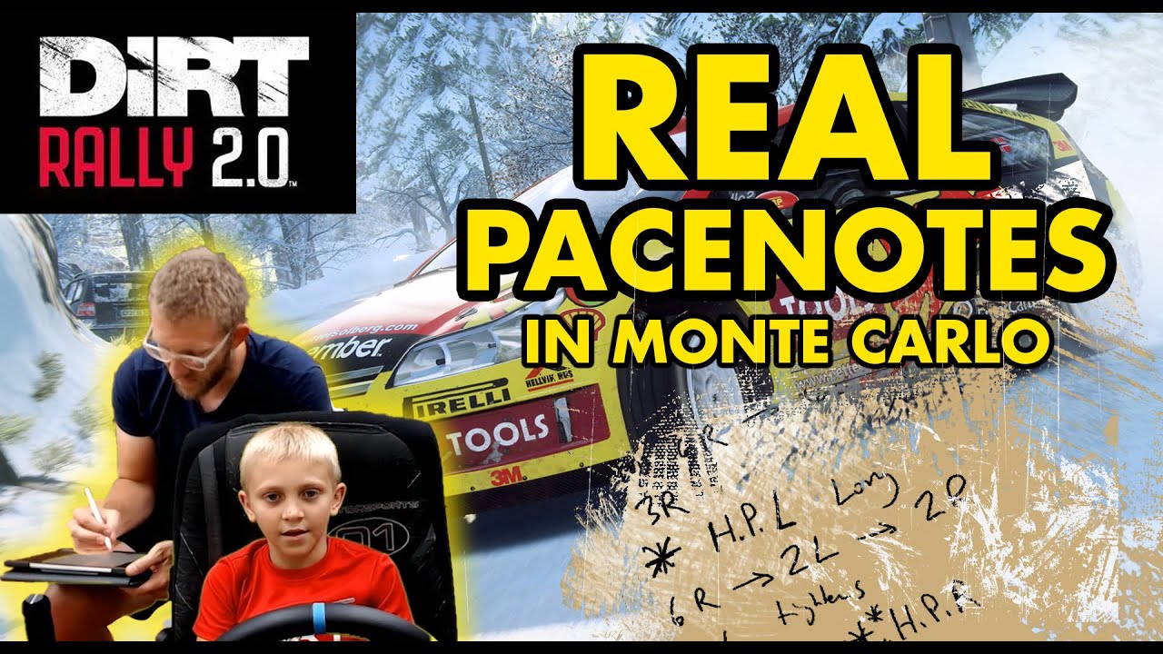 10 Year Old using REAL PACENOTES in Dirt Rally 2.0!
