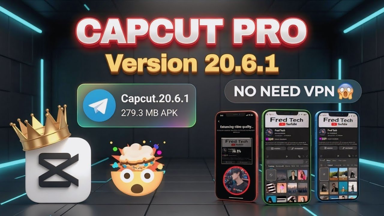 CapCut Pro Update: No VPN Needed! (Full Tutorial) | Version 20.6.1 😱