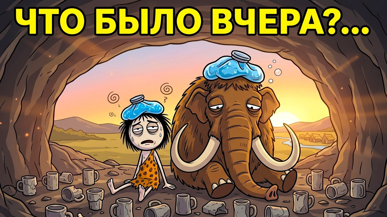 Как первые люди начали пить алкоголь?