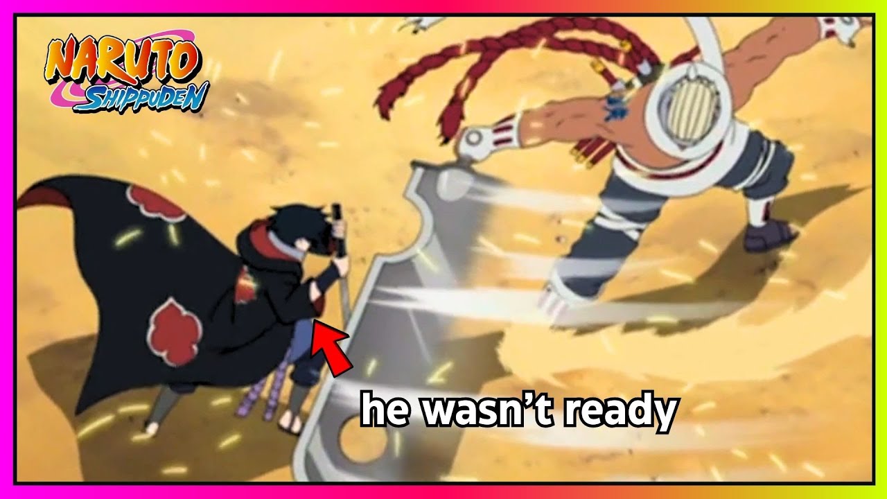 Sasuke vs Killer Bee was embarrassing