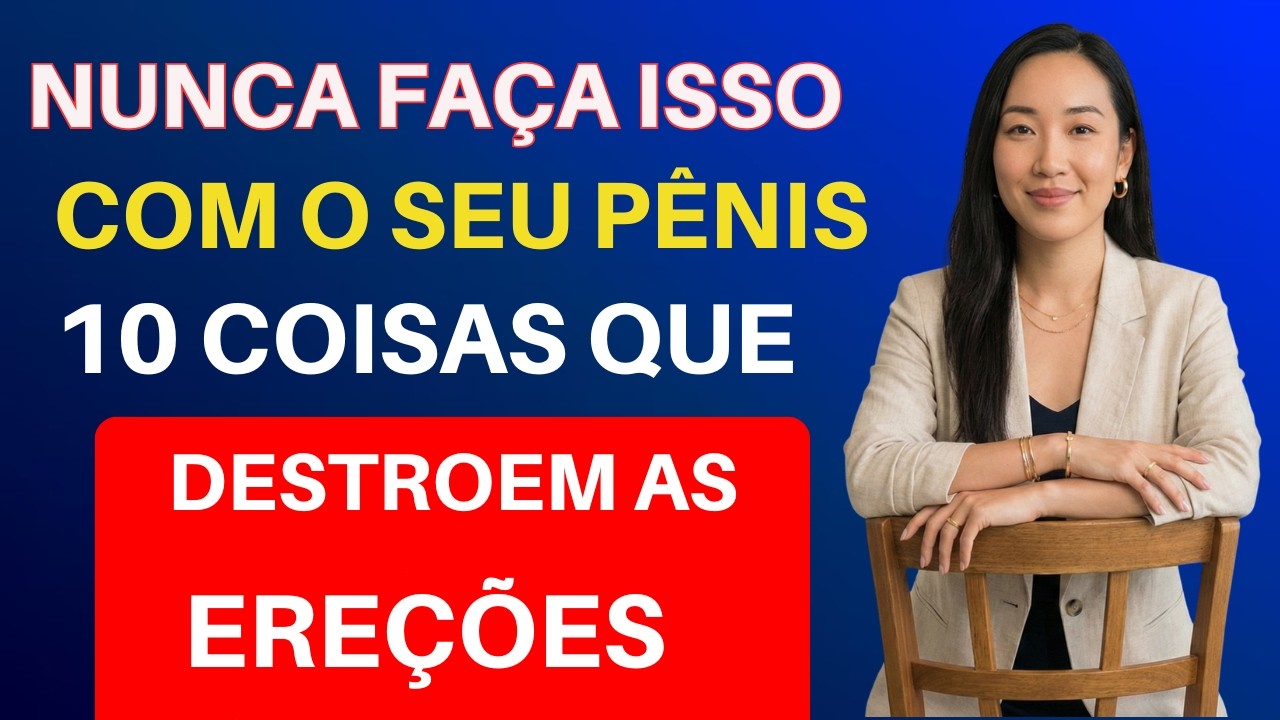 UROLOGISTA: Não faça isso ao seu pénis... 10 coisas que destroem as erecções | Saúde Masculina...!