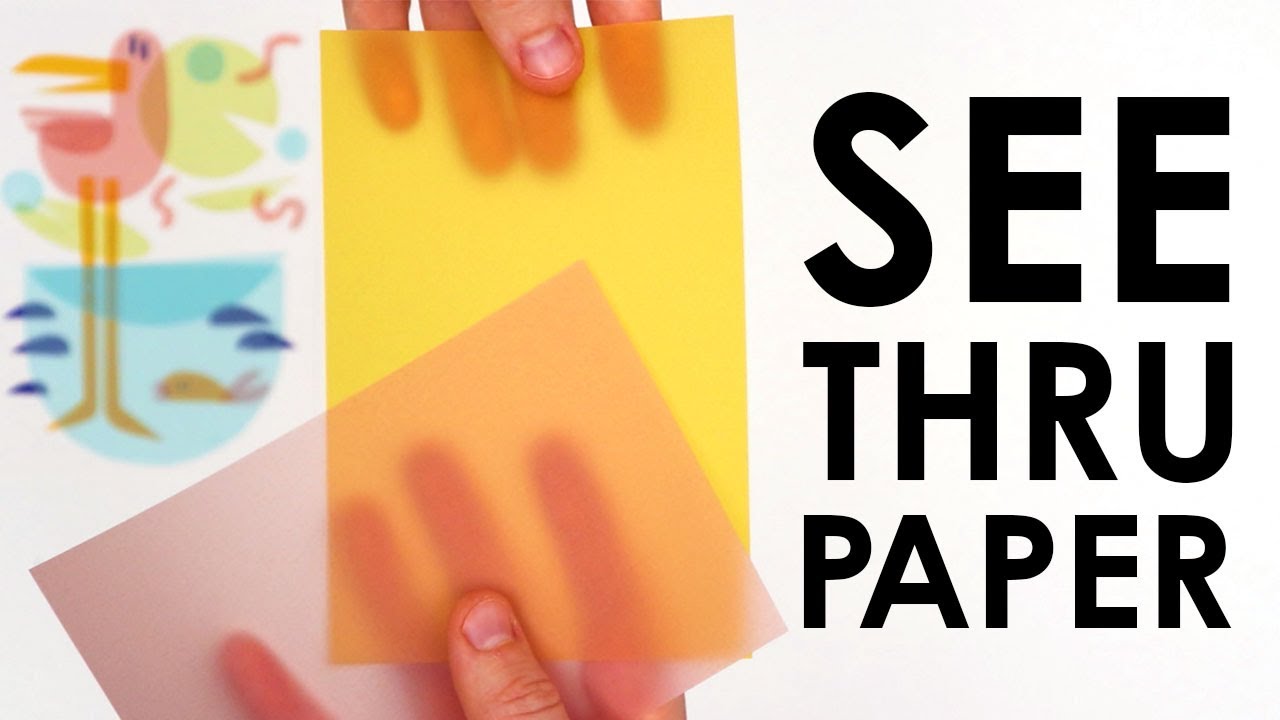 Art with TRANSPARENT PAPER?!