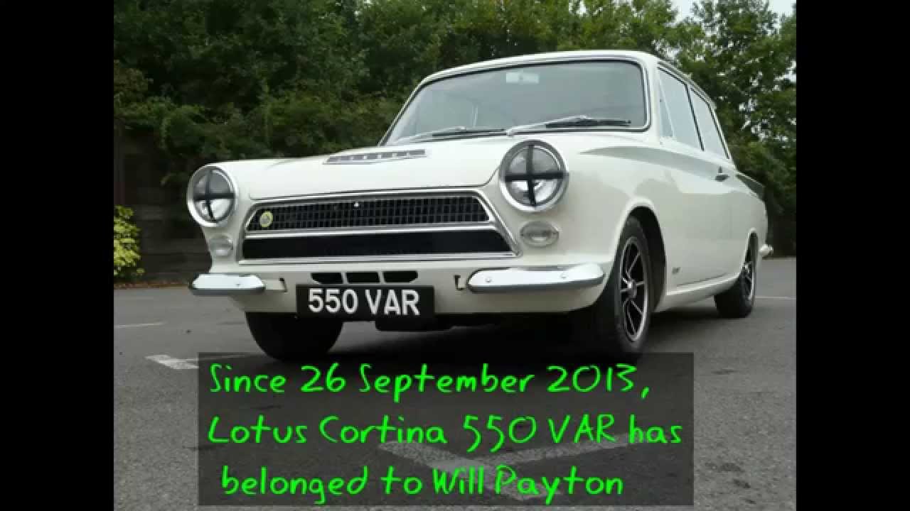 Jim Clark driving his Lotus Cortina 550 VAR