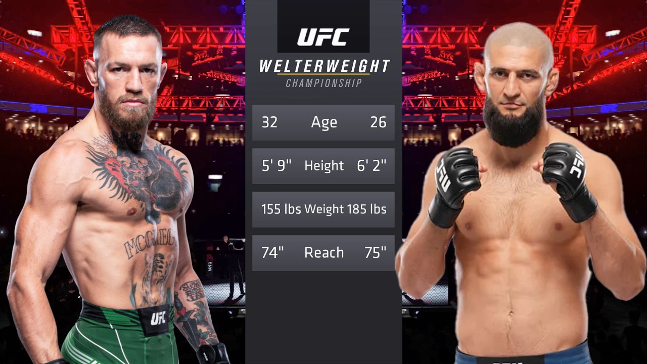 Conor McGregor vs Khamzat Chimaev Full Fight - UFC 4 Fight Of The Night