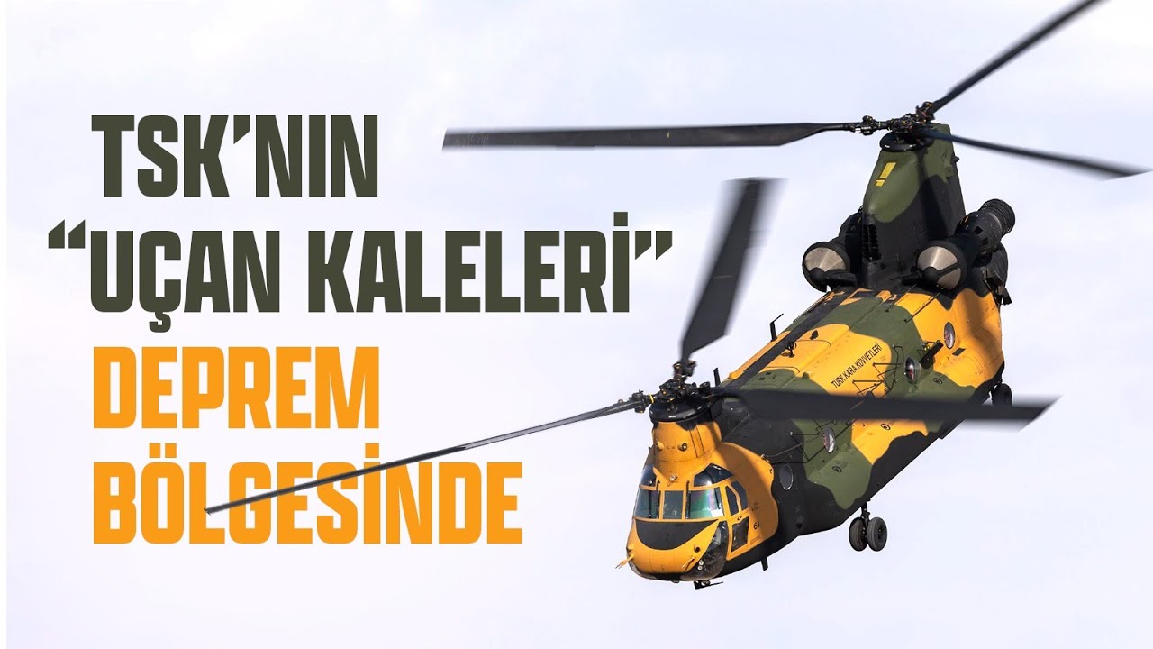 TSK&rsquo;NIN &ldquo;U&Ccedil;AN KALELERİ&rdquo; DE DEPREM B&Ouml;LGESİNDE