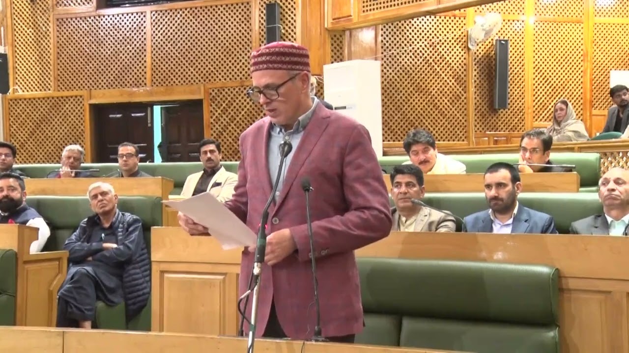 Omar Abdullah Speaks on the First Day of the Assembly’s Autumn Session