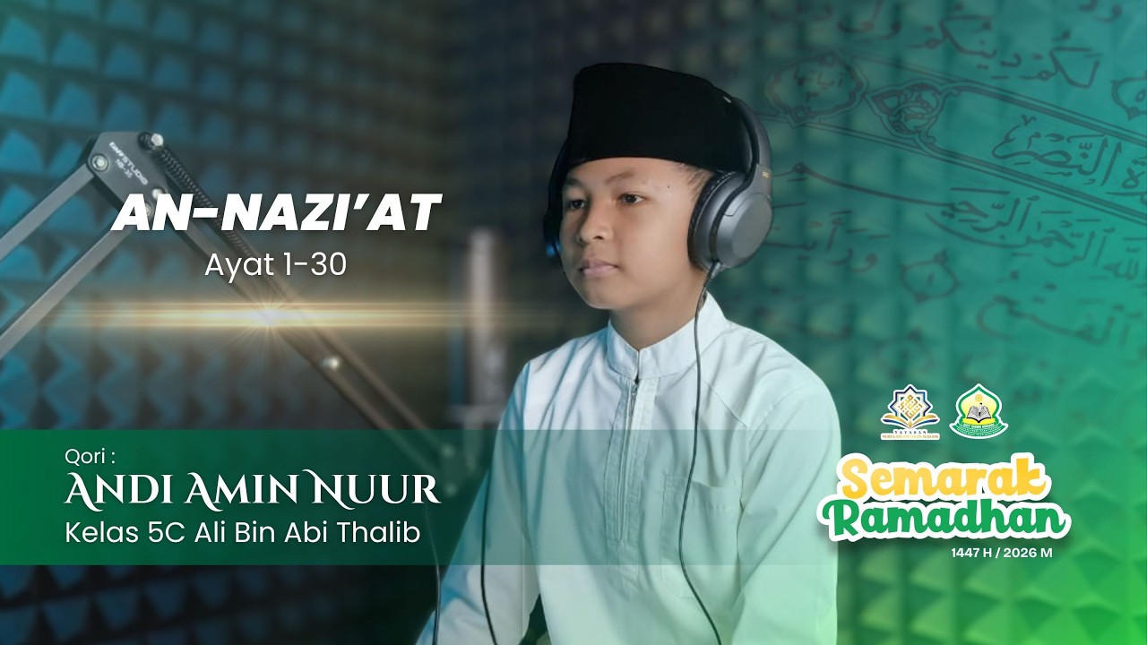 Surah An-Nazi'at | Andi Amin Nuur | Murottal Juz 30