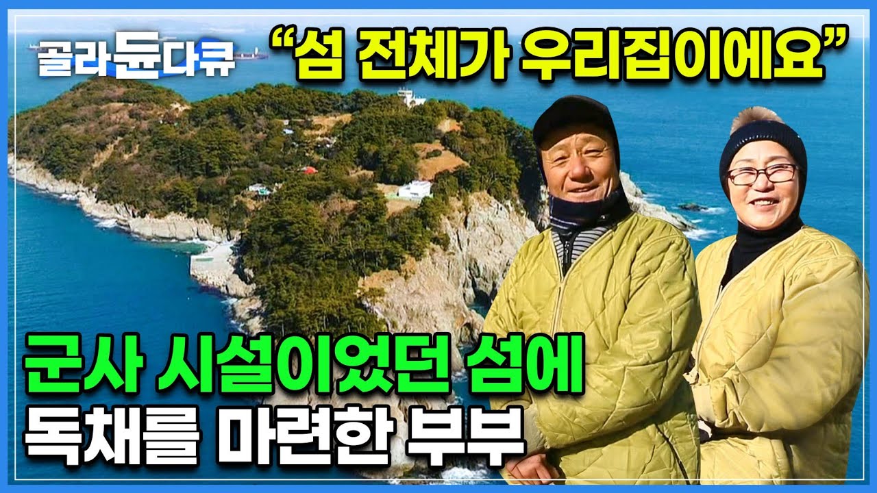 일제시대 군사시설이었던 섬에 둘만의 보금자리를 마련한 부부│가족끼리 뛰어노는 운동장이 되버린 헬기장, 고스란히 남아있는 탄약고와 포진지│지심도│한국기행│#골라듄다큐