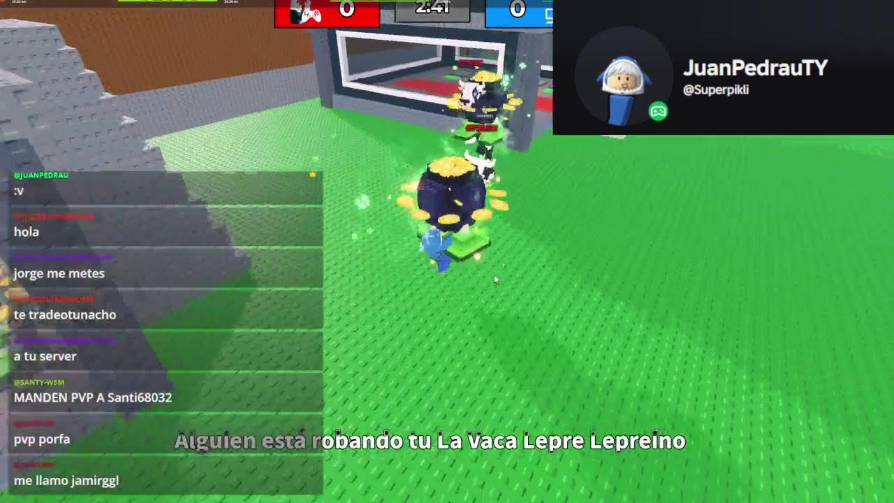 Llenando la base con regalos de seguidores