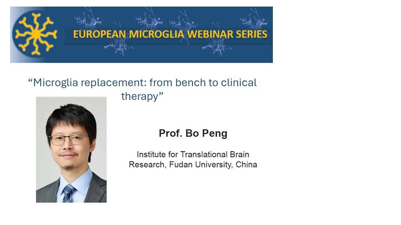 European Microglia Webinar Series, by Prof. Bo Peng (2026-01-13)