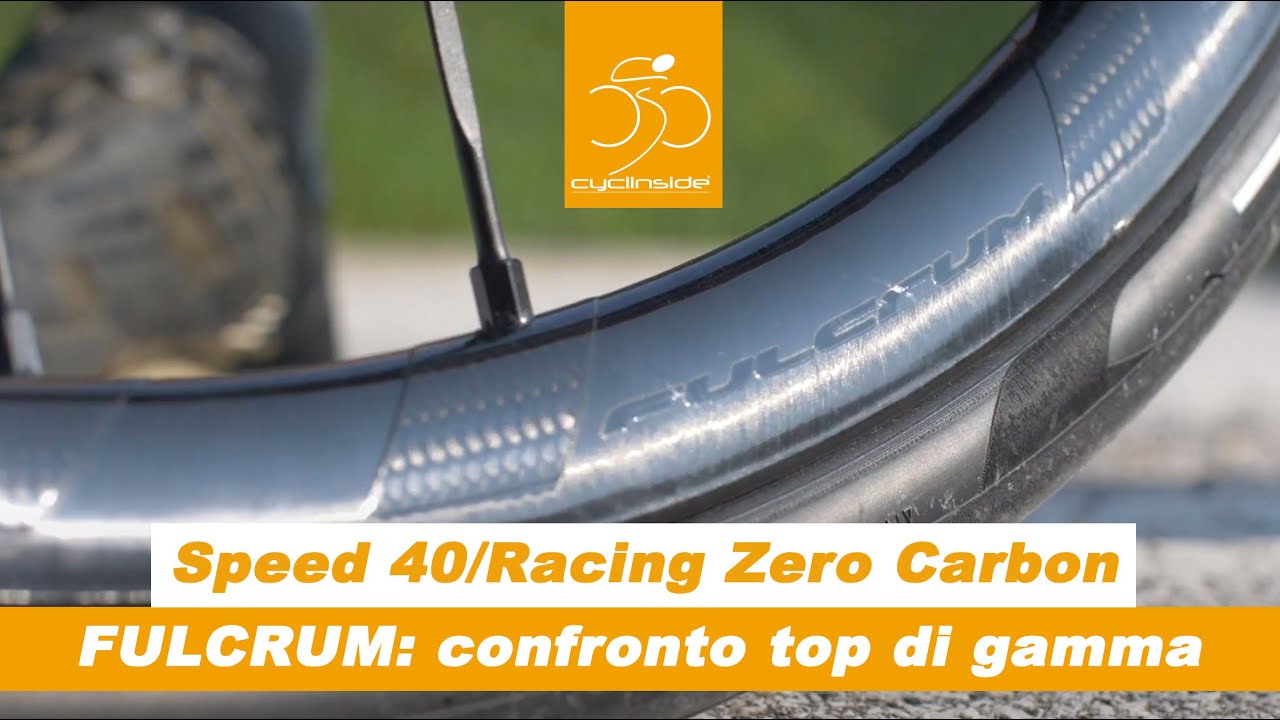 Speed 40 Competizione vs Racing Zero Carbon Competizione, il test delle due ruote top della Fulcrum