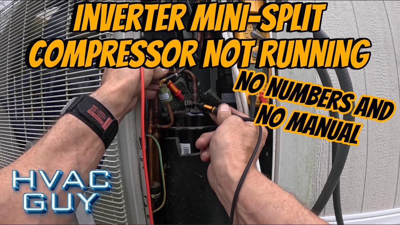 Diagnosing Problems With An Inverter Mini-Split With Almost No Information To Go On! #hvacguy