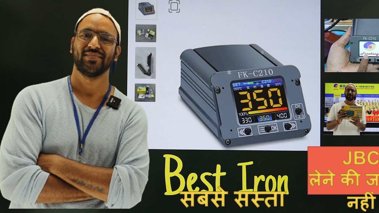 FoneKong FK C210 Intelligent Soldering Station - Complete Review Best Price/Quality  (Don't Buy JBC)