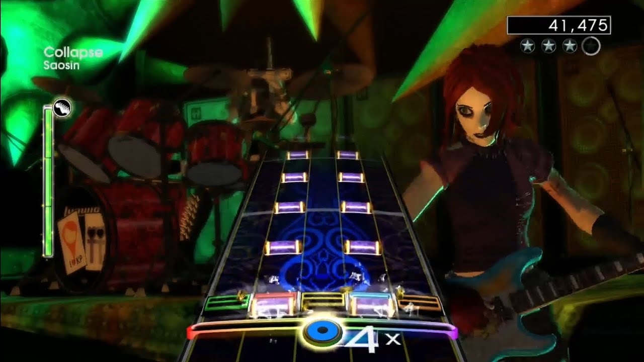 Rock Band 2 Deluxe Custom - Collapse (rechart) (Hard Guitar 100% FC, 164,968 🌟🌟🌟🌟🌟)